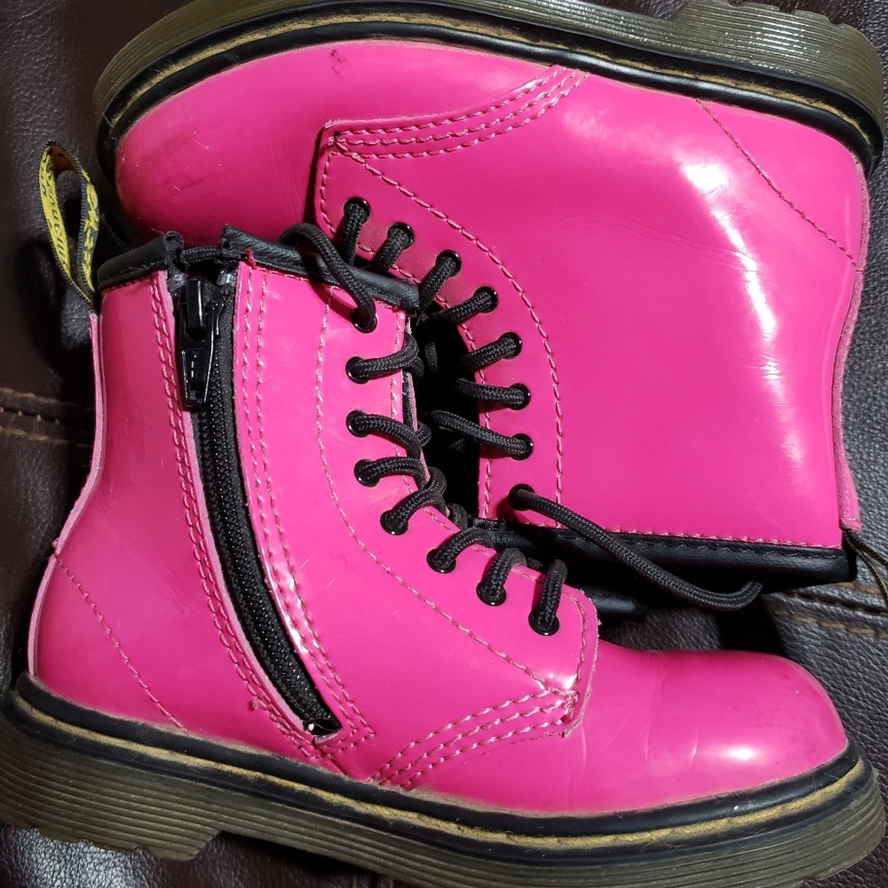 Pink Dr. Martens